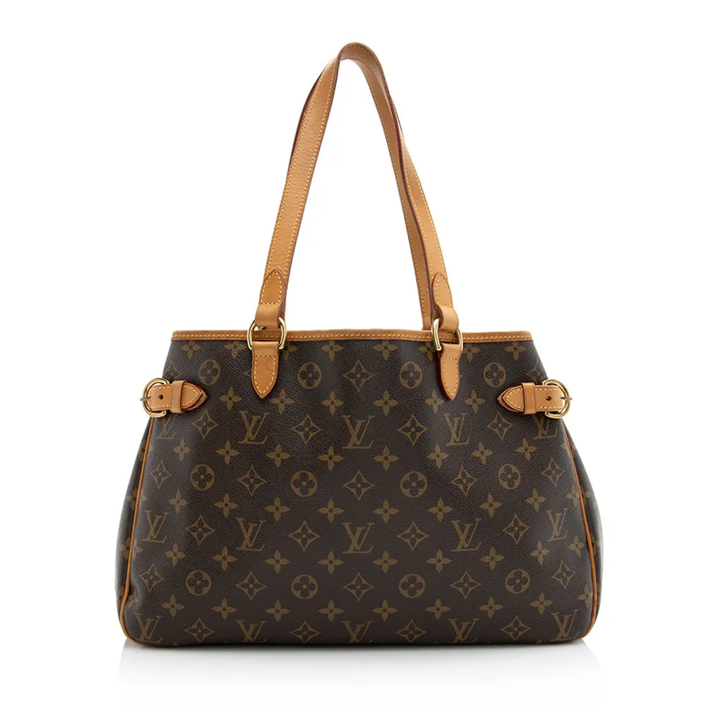 Louis Vuitton Monogram Canvas Batignolles Horizontal Tote (SHF-21273)