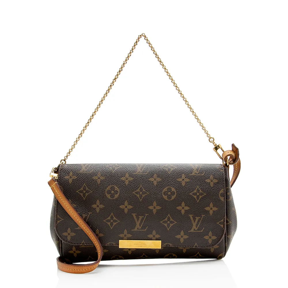 Louis Vuitton Monogram Canvas Favorite MM Shoulder Bag (SHF-21596)