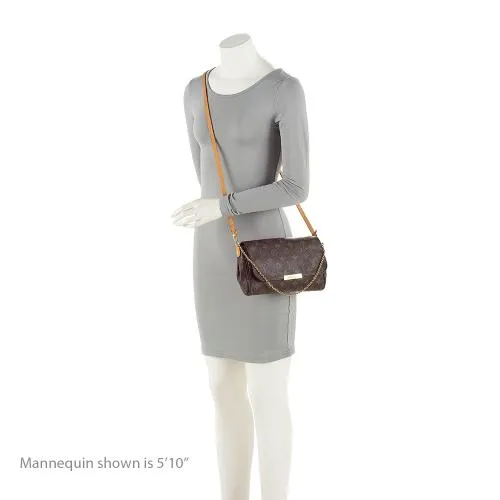 Louis Vuitton Monogram Canvas Favorite MM Shoulder Bag (SHF-21596)