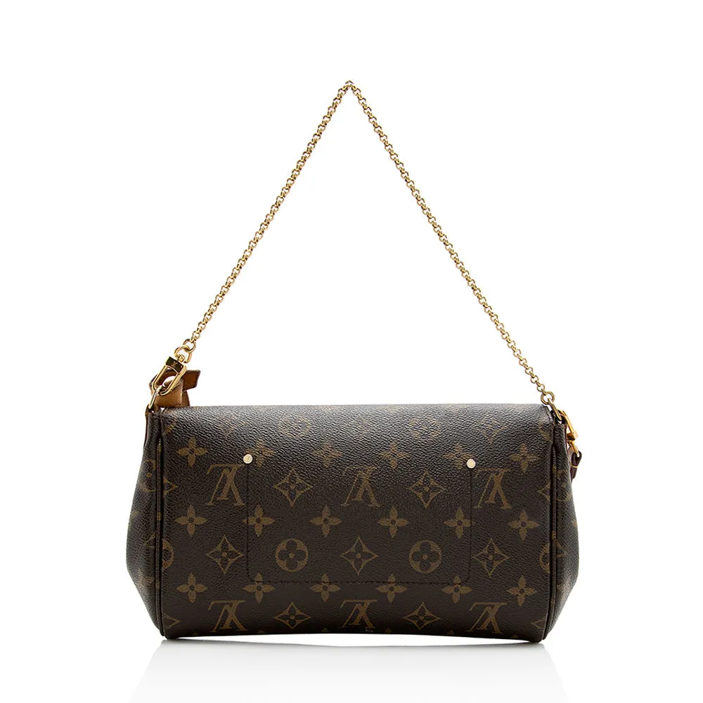 Louis Vuitton Monogram Canvas Favorite MM Shoulder Bag (SHF-21596)