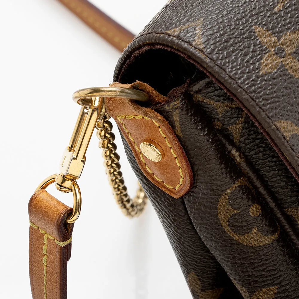Louis Vuitton Monogram Canvas Favorite MM Shoulder Bag (SHF-21596)