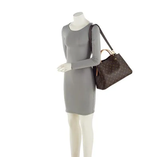 Louis Vuitton Monogram Canvas Montaigne MM Tote (SHF-23444)