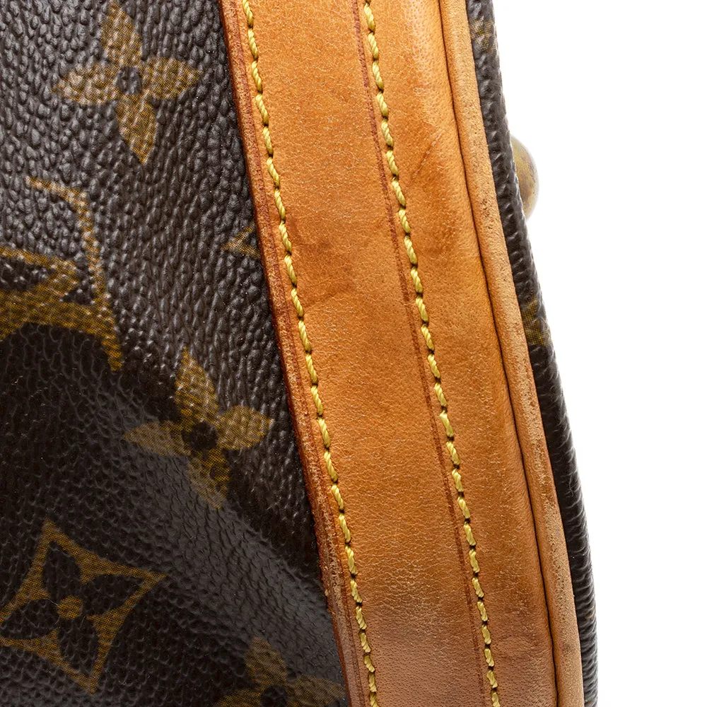 Louis Vuitton Monogram Canvas Petit Bucket Tote (SHF-21305)