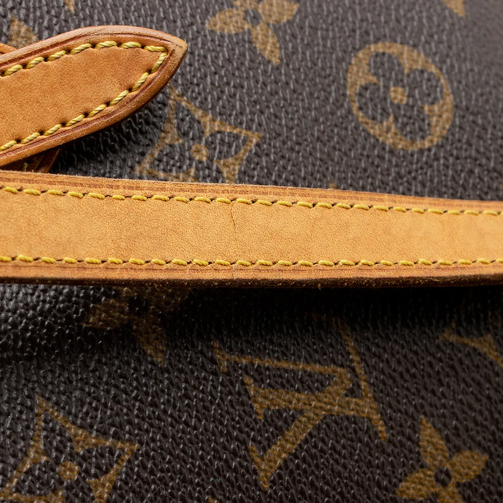 Louis Vuitton Monogram Canvas Petit Bucket Tote (SHF-21305)