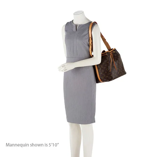 Louis Vuitton Monogram Canvas Petit Noe Shoulder Bag (SHF-qUiBgQ)