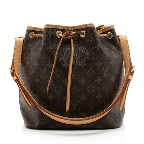 Louis Vuitton Monogram Canvas Petit Noe Shoulder Bag (SHF-qUiBgQ)