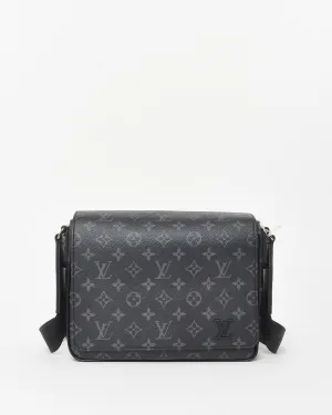 Louis Vuitton Monogram Eclipse Coated Canvas District PM Crossbody Bag
