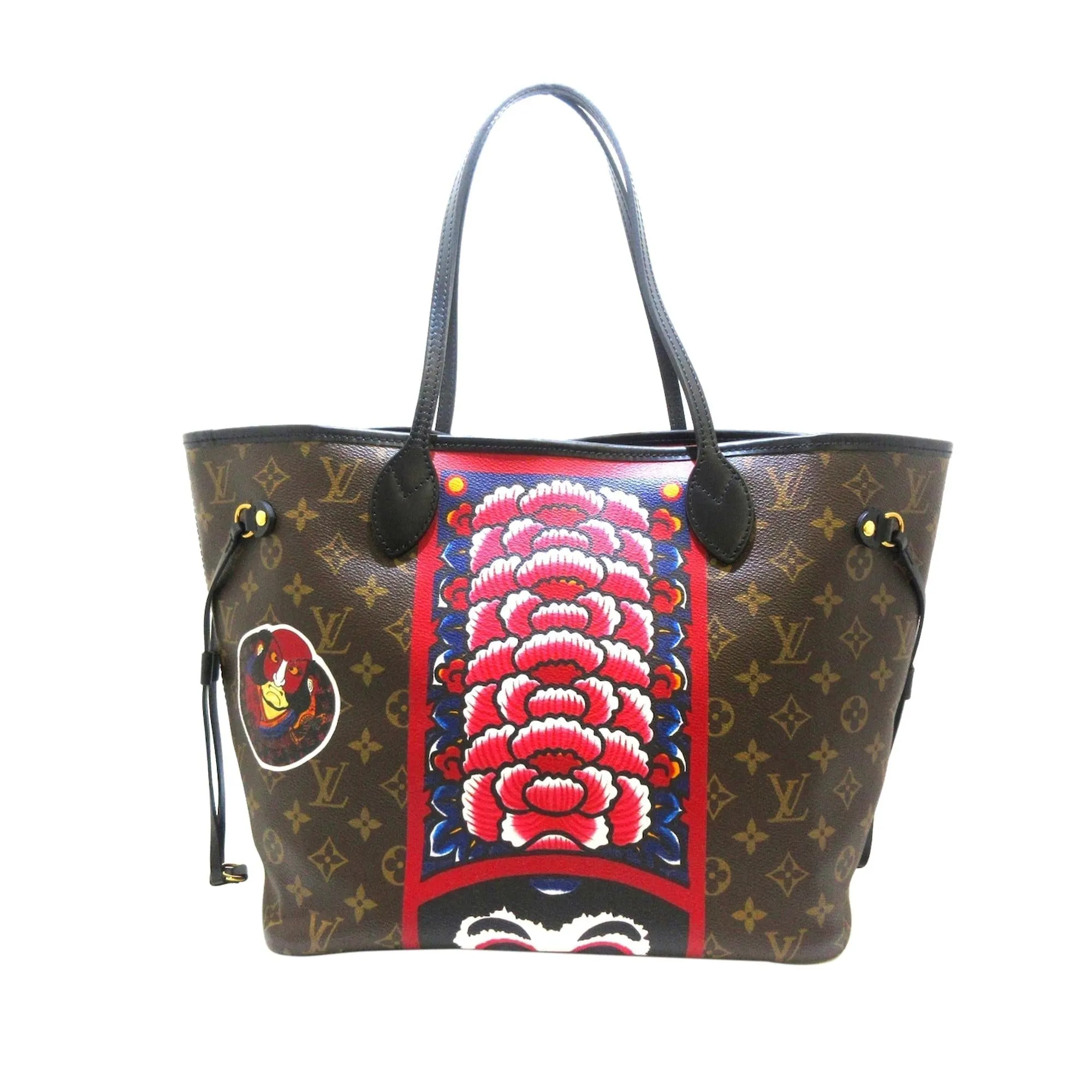 Louis Vuitton Monogram Kabuki Neverfull MM (SHG-FLiZ0D)
