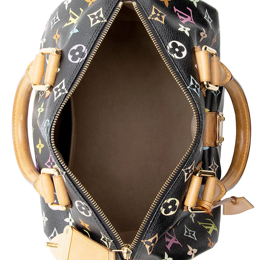 Louis Vuitton Monogram Multicolore Speedy 30 Satchel (SHF-17986)