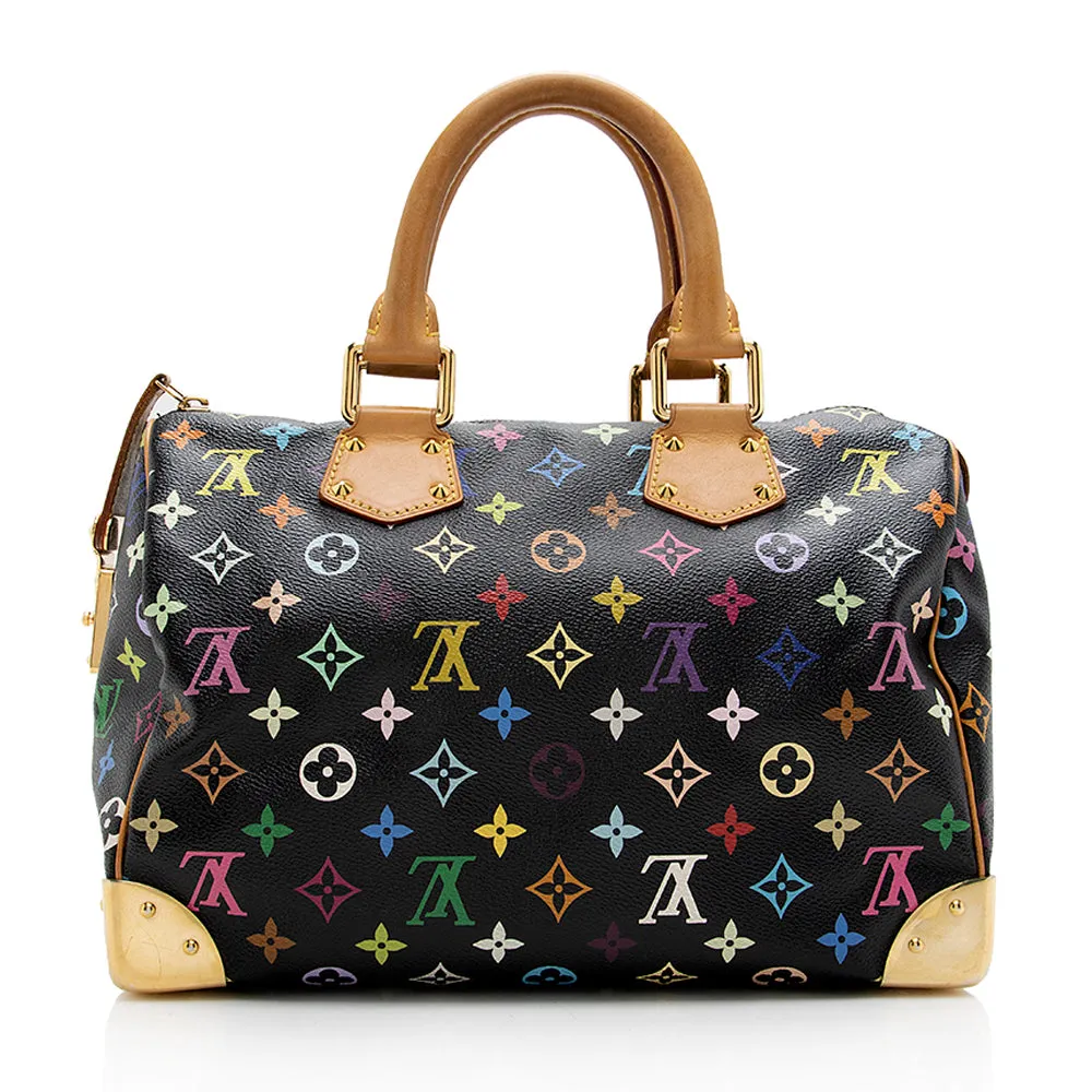 Louis Vuitton Monogram Multicolore Speedy 30 Satchel (SHF-17986)