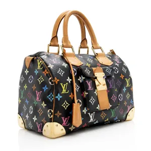 Louis Vuitton Monogram Multicolore Speedy 30 Satchel (SHF-17986)