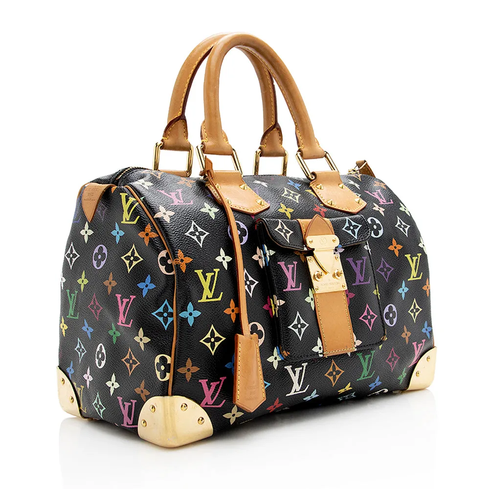 Louis Vuitton Monogram Multicolore Speedy 30 Satchel (SHF-17986)