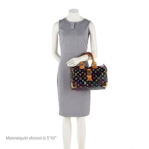 Louis Vuitton Monogram Multicolore Speedy 30 Satchel (SHF-17986)
