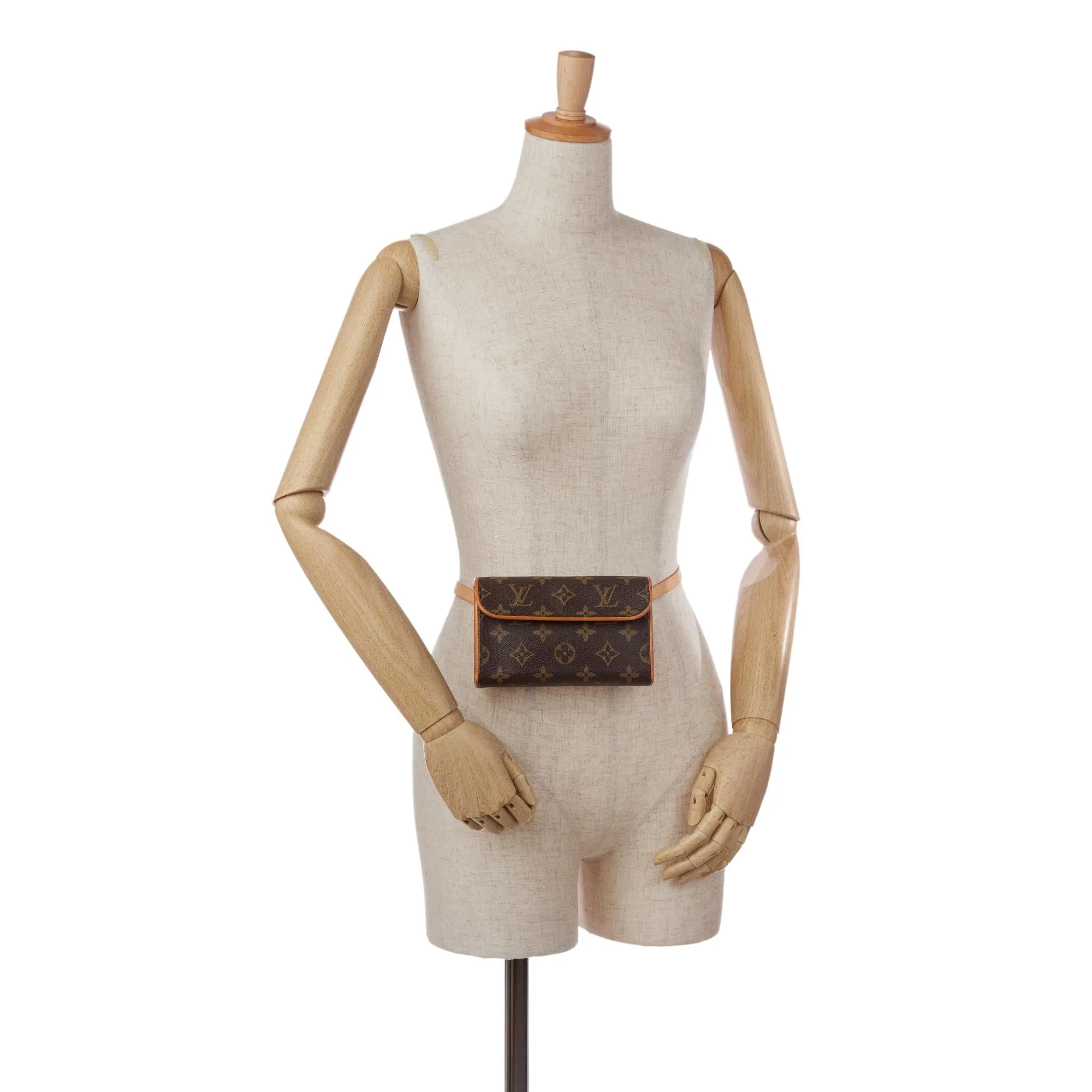 Louis Vuitton Monogram Pochette Florentine (SHG-35654)