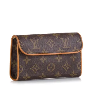 Louis Vuitton Monogram Pochette Florentine (SHG-35654)