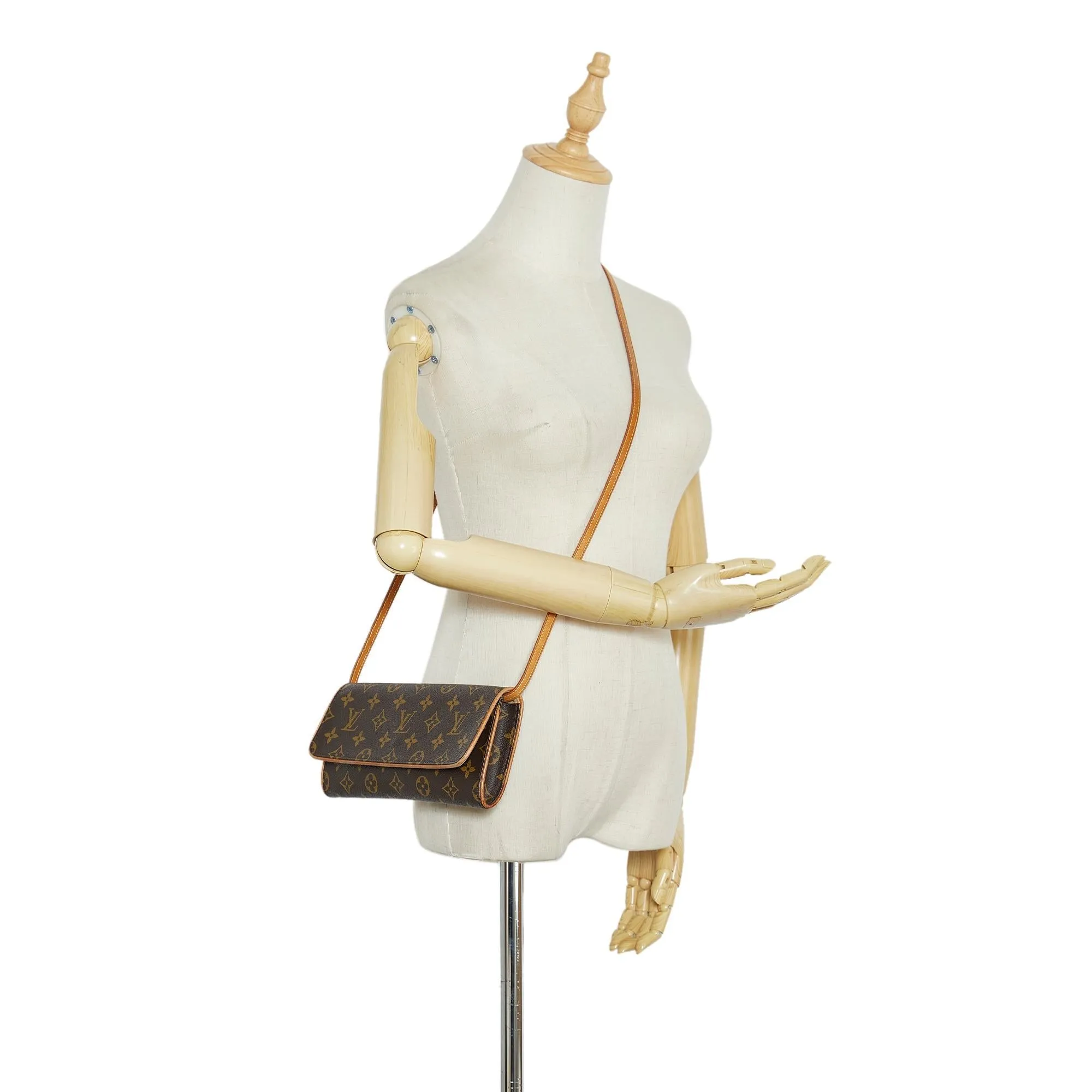 Louis Vuitton Monogram Pochette Twin GM (SHG-NCfBFH)
