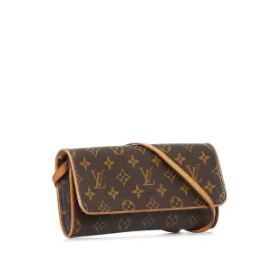 Louis Vuitton Monogram Pochette Twin GM (SHG-NCfBFH)