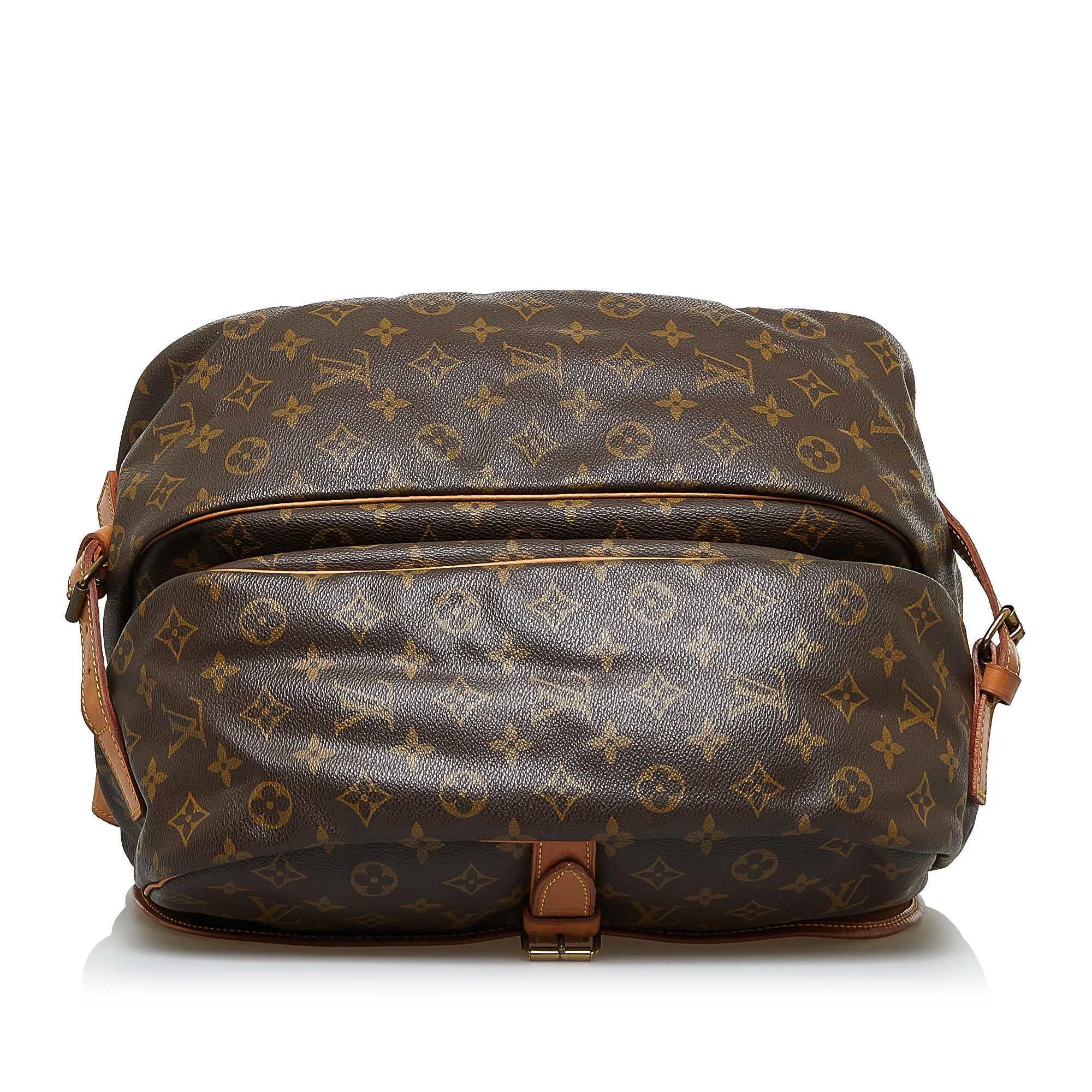 Louis Vuitton Monogram Saumur 35 (SHG-Hp526P)