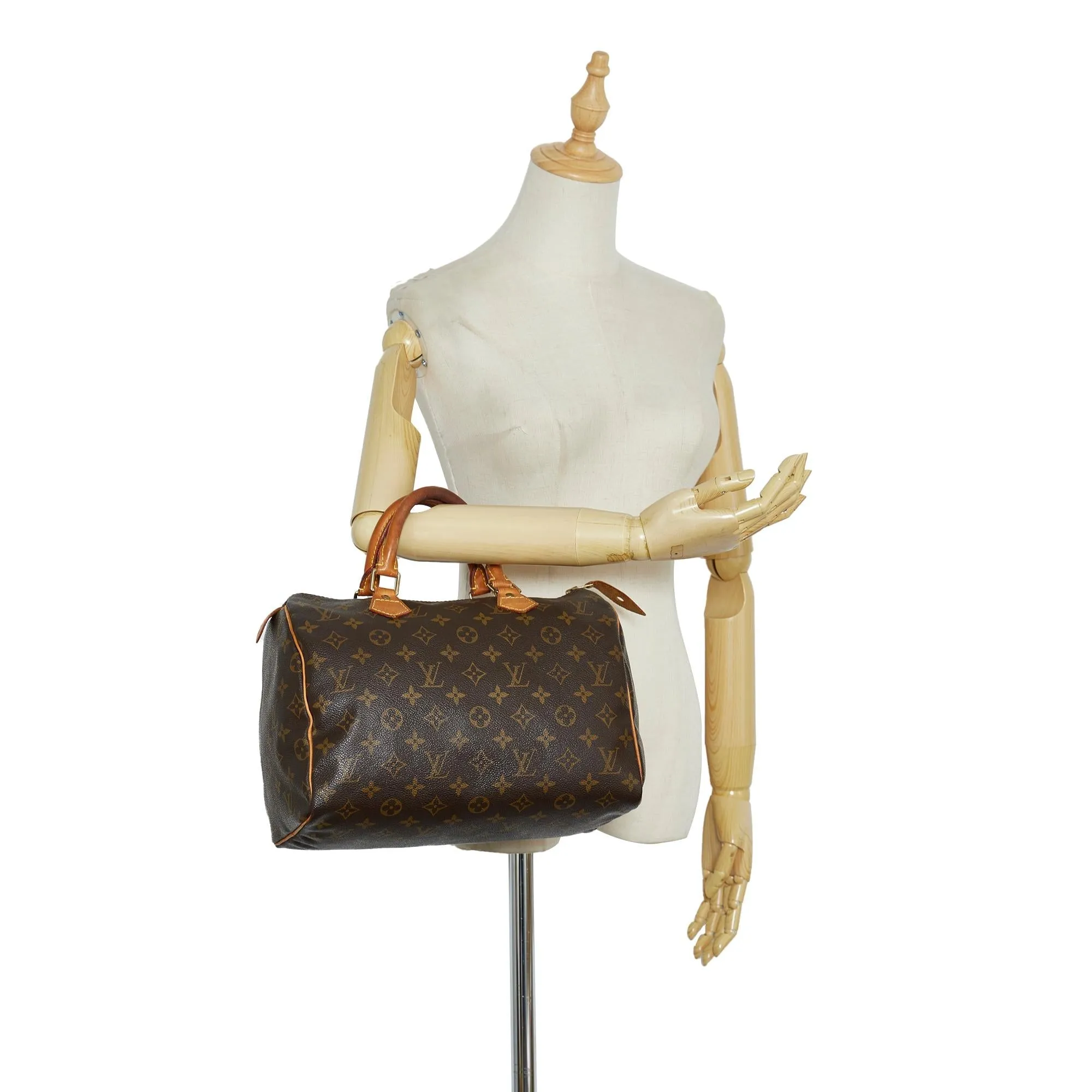 Louis Vuitton Monogram Speedy 30 (SHG-uM2M88)
