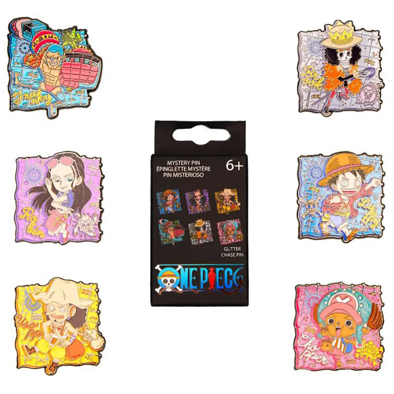 Loungefly One Piece Characters Single Blind Boxed Pin