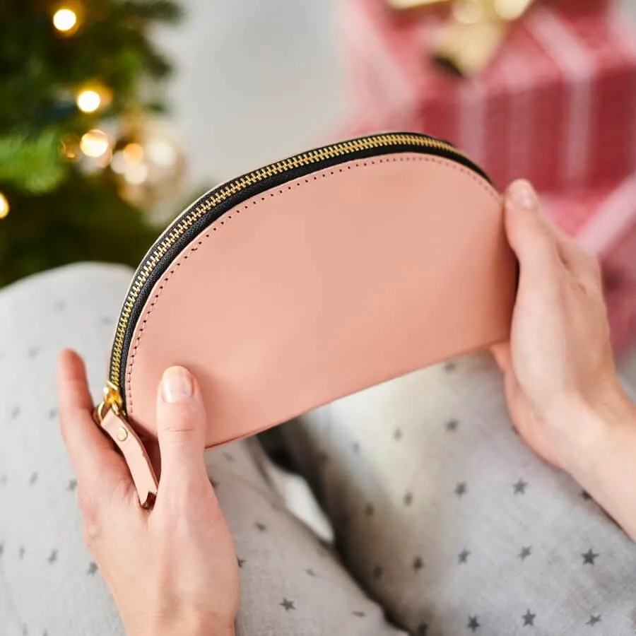 Lunar Leather Make-up Bag