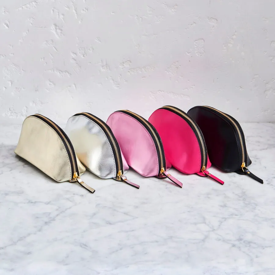 Lunar Leather Make-up Bag