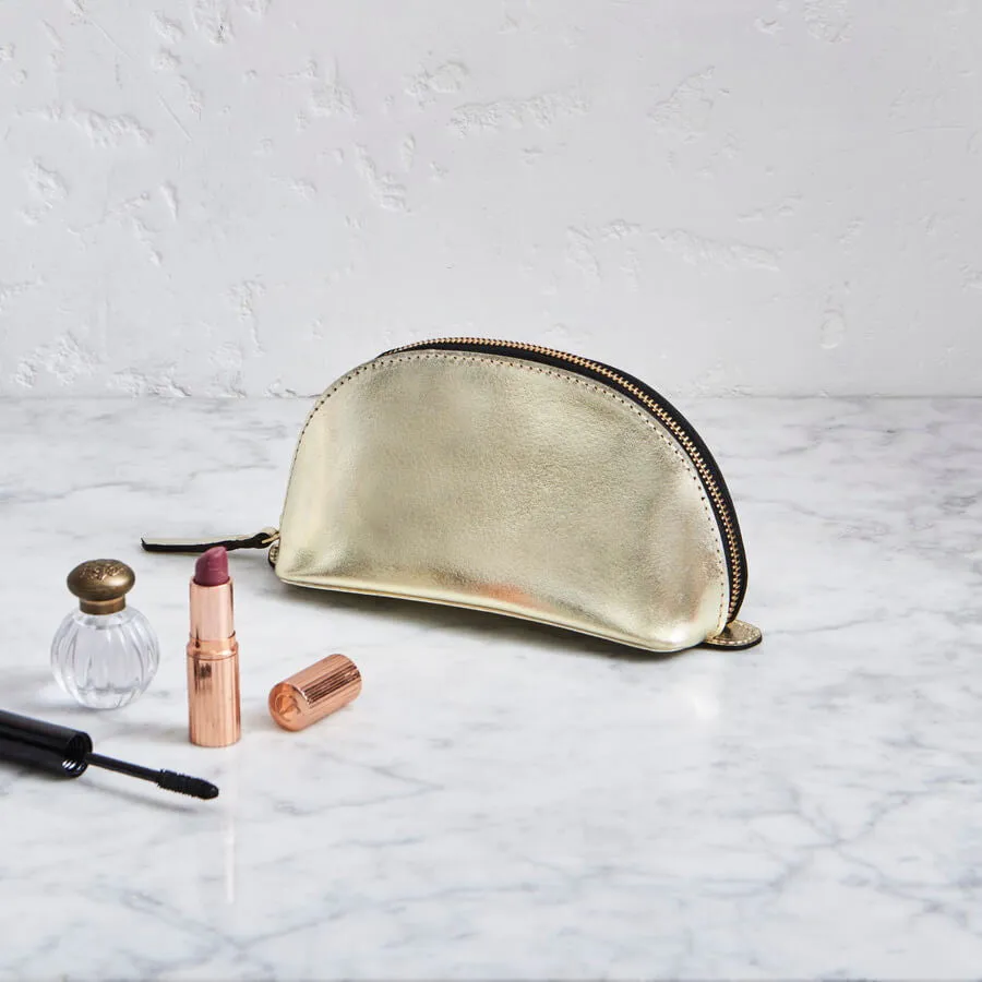 Lunar Leather Make-up Bag