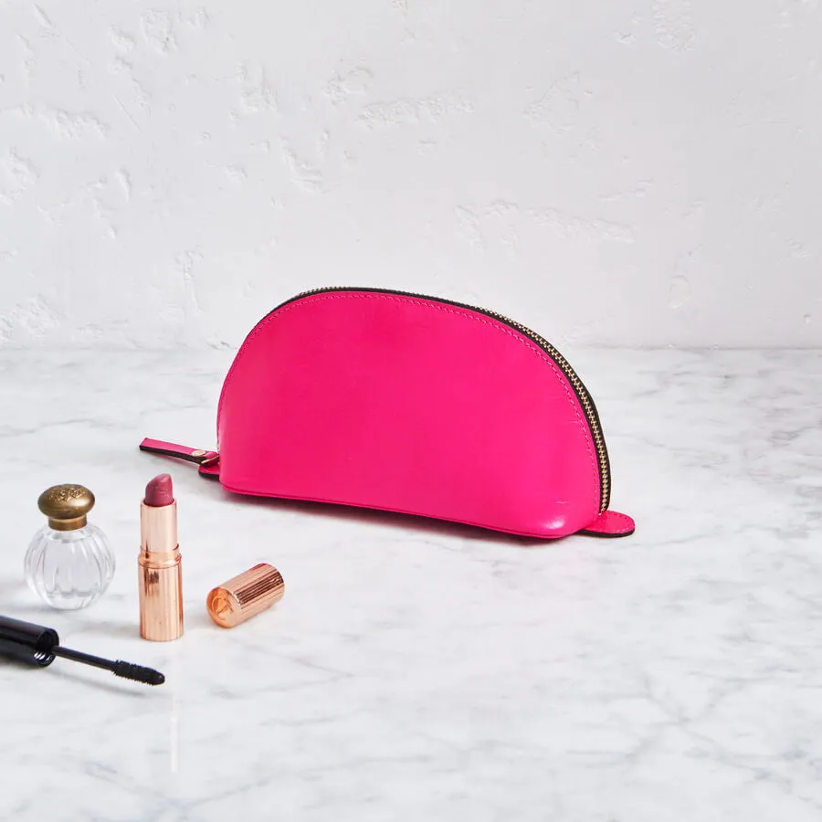 Lunar Leather Make-up Bag