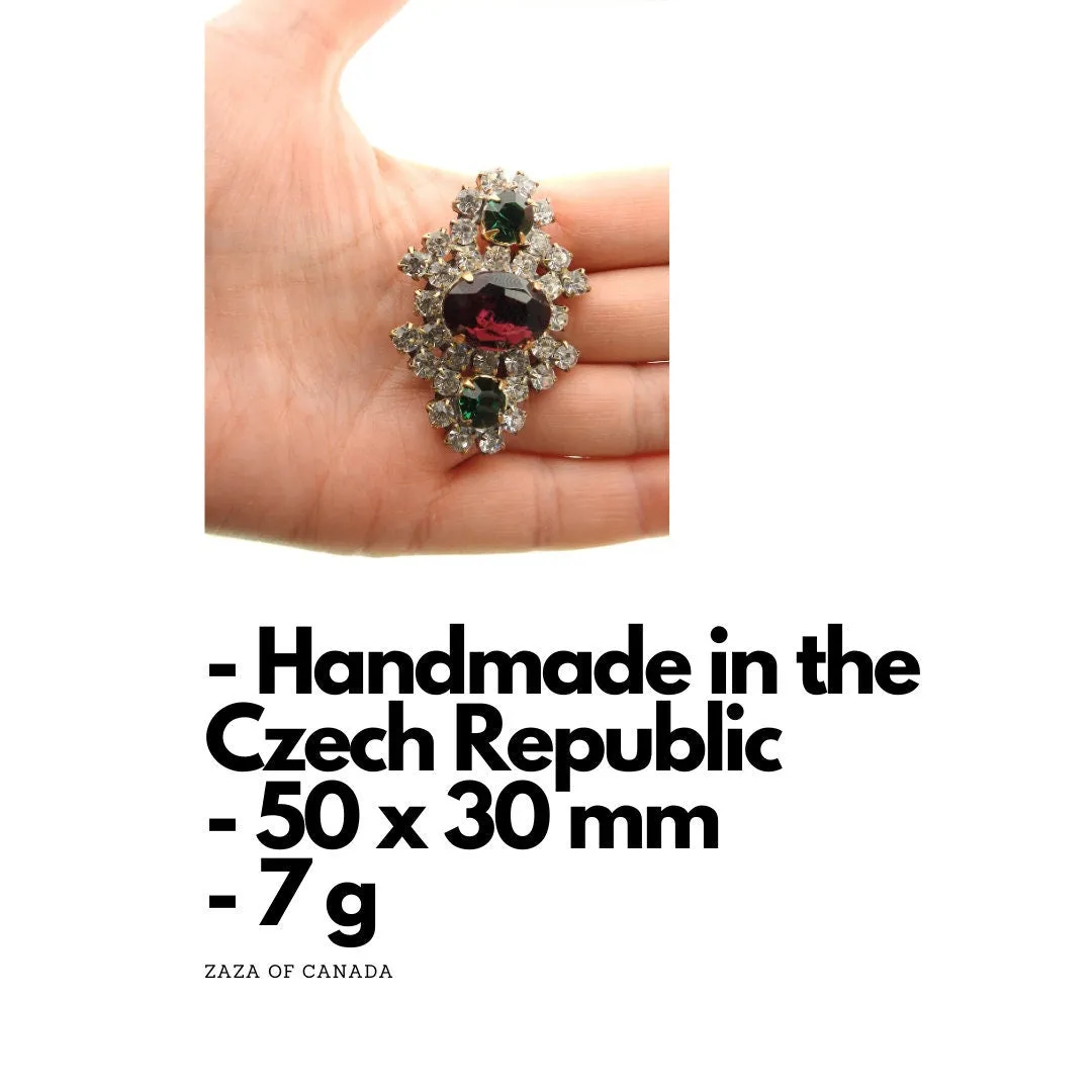 Luxury Glass Shank Button
