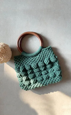 Macrame Mini Bag - Forest