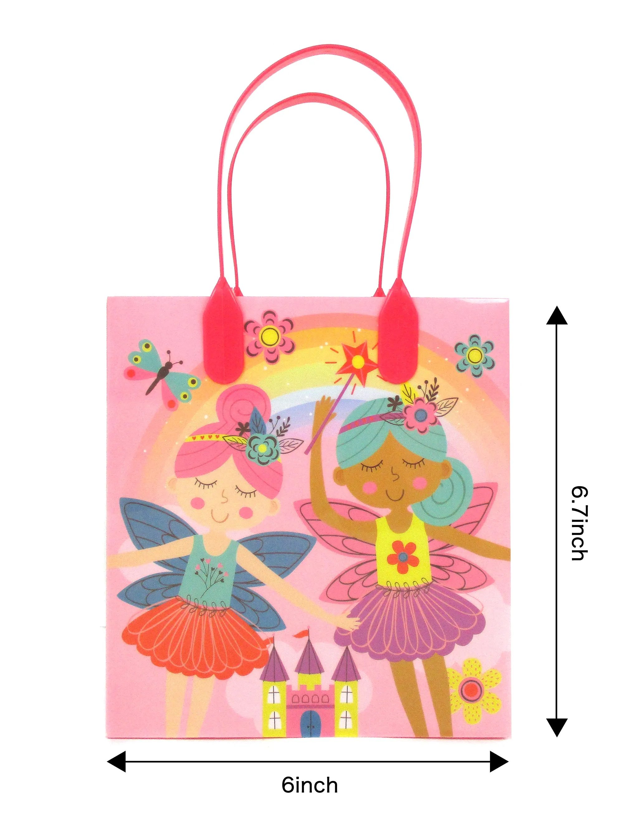 Magical Fairies Party Favor Treat Bags - Set of 6 or 12