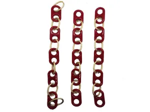 Maroon Golden Mask Chain
