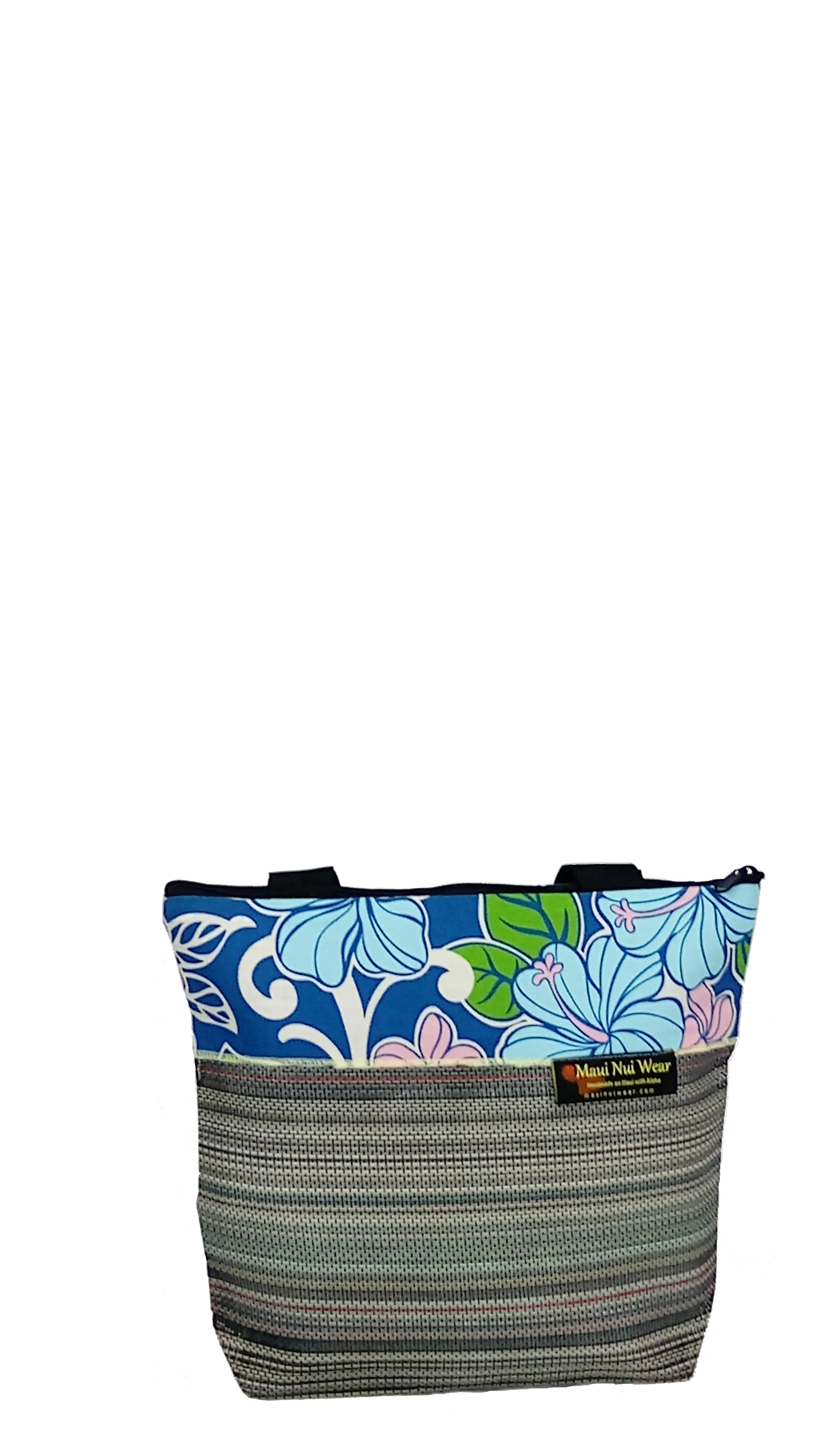 Med Mesh Tote Bag Floral Polu Long Strap
