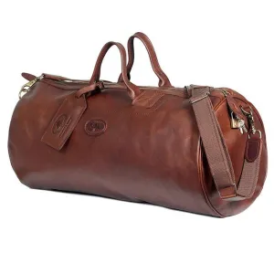 Melvill & Moon Leather Short Safari Duffel Bag | Brown