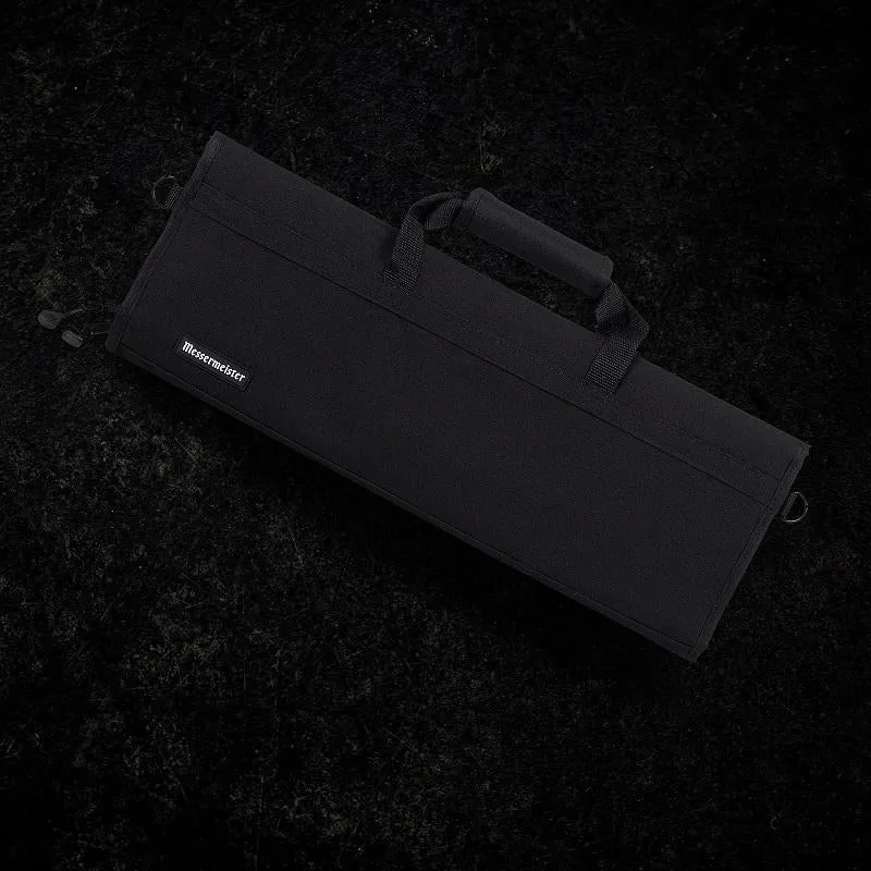 Messermeister Preservation 12-Pocket Black Knife Roll
