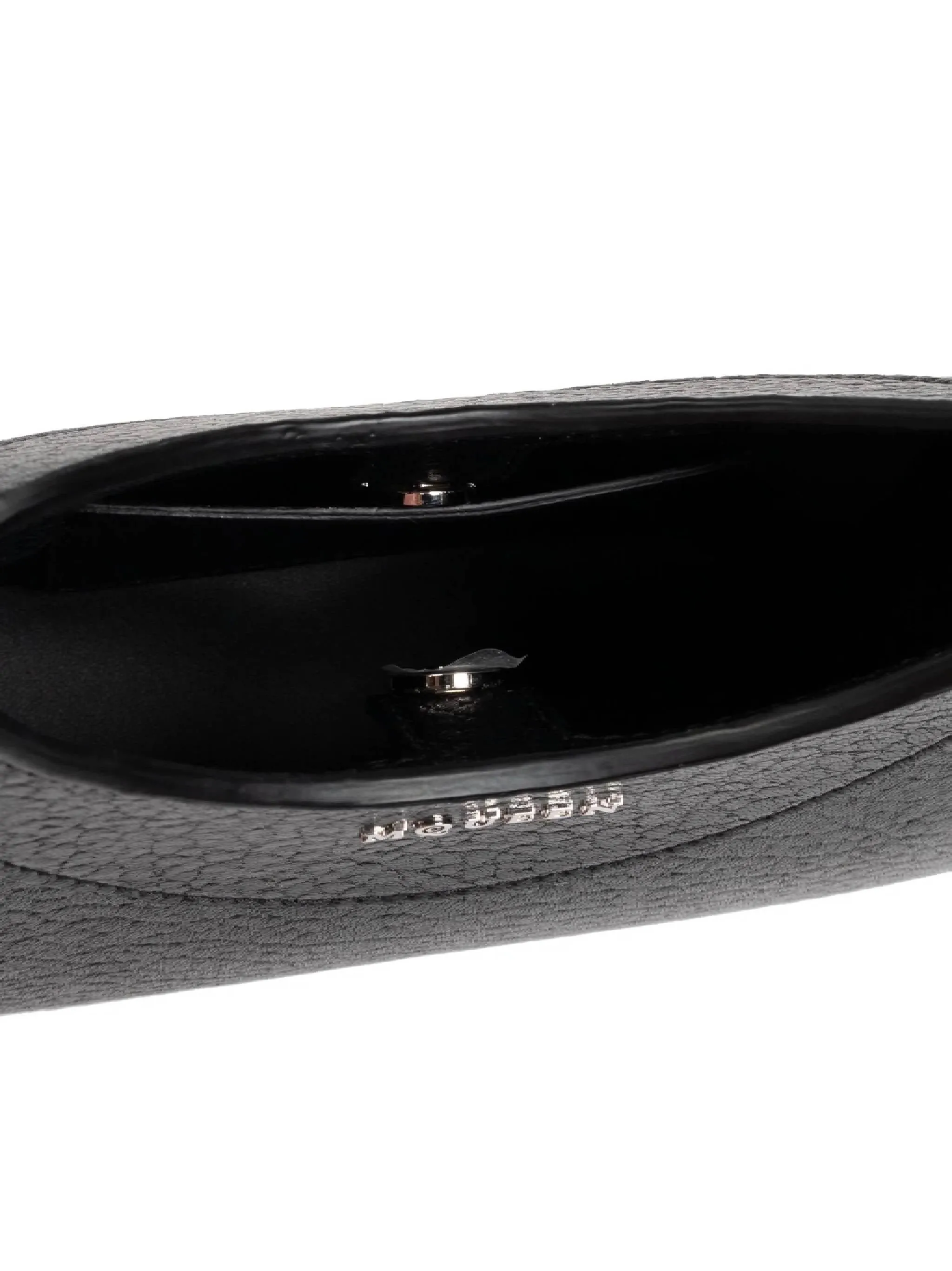 Mini T-bar Black Leather Bag