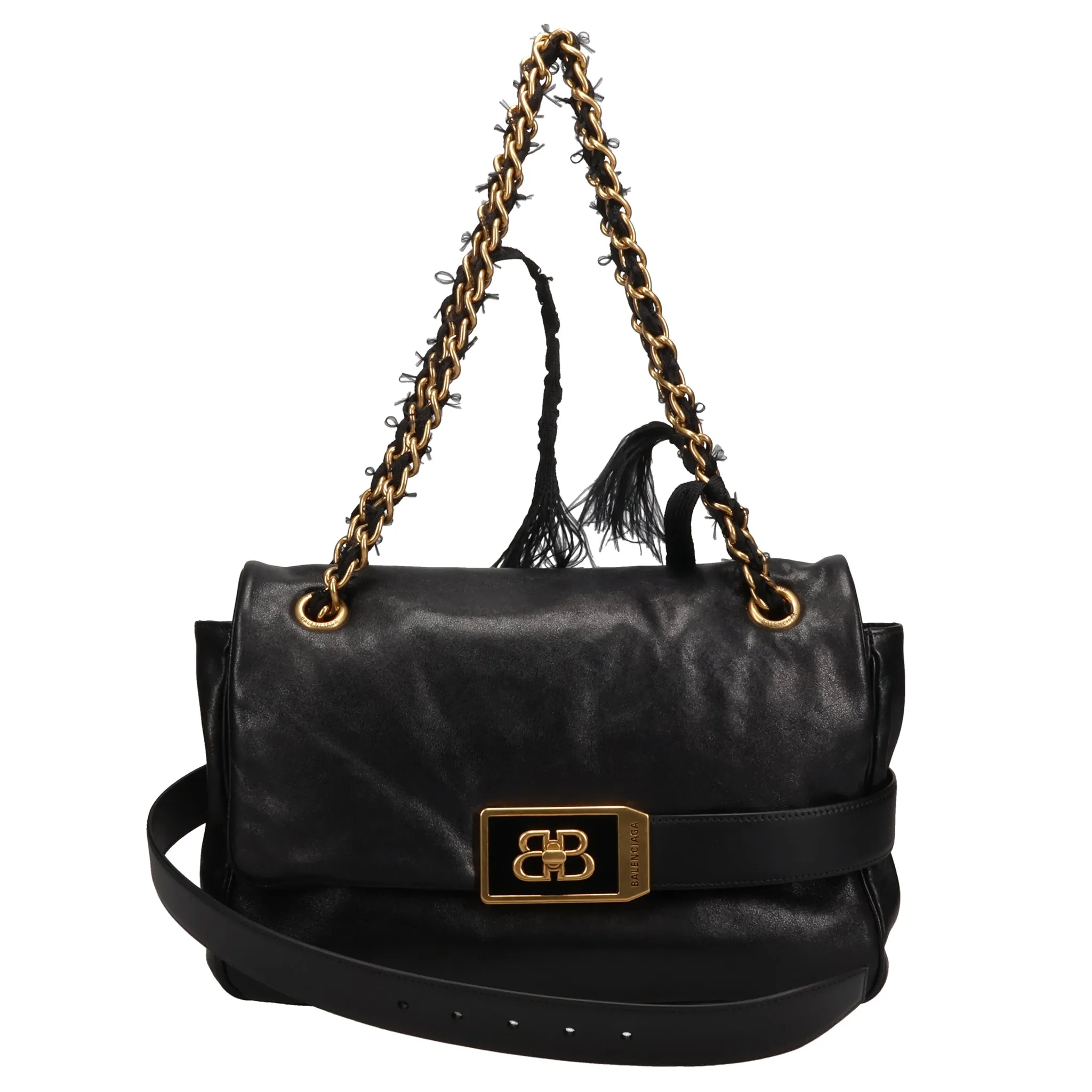 MODU FLAP CHAIN BAG M / 1060:BLACK