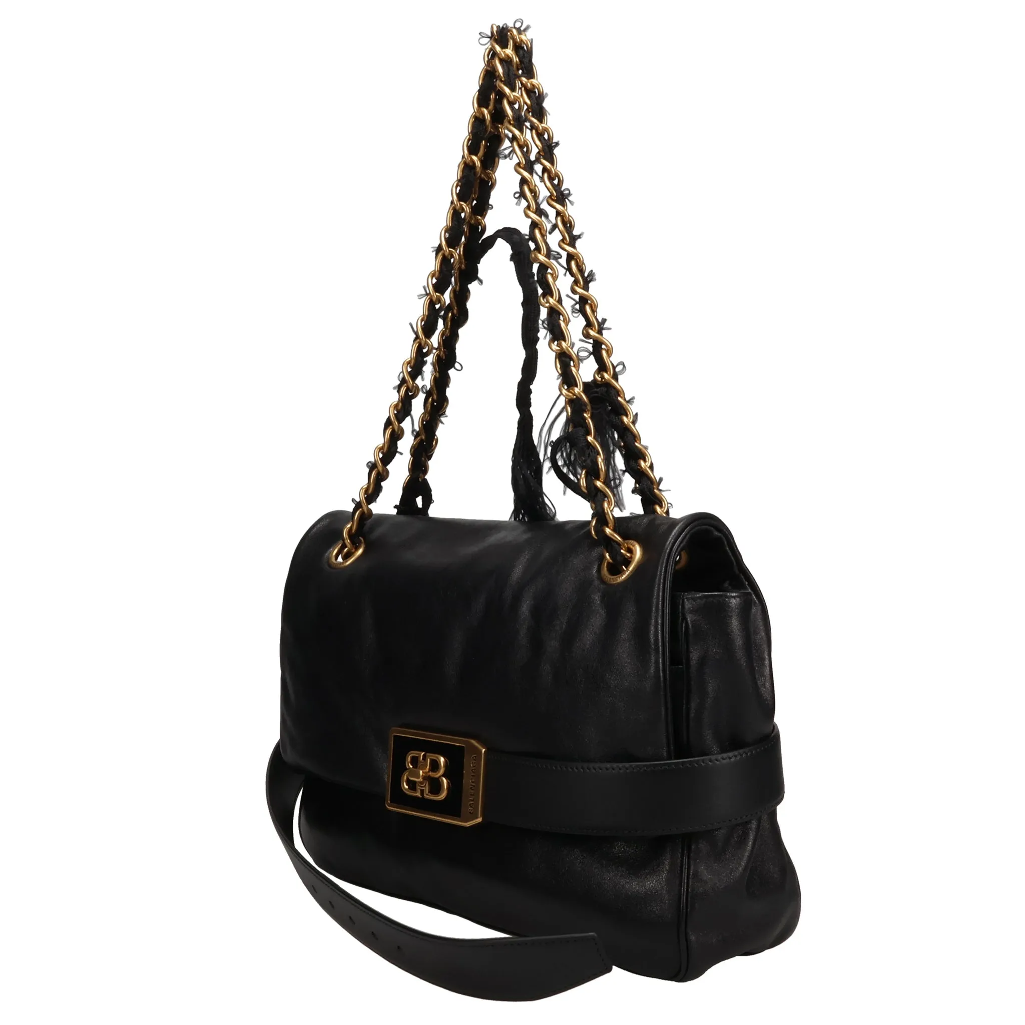 MODU FLAP CHAIN BAG M / 1060:BLACK