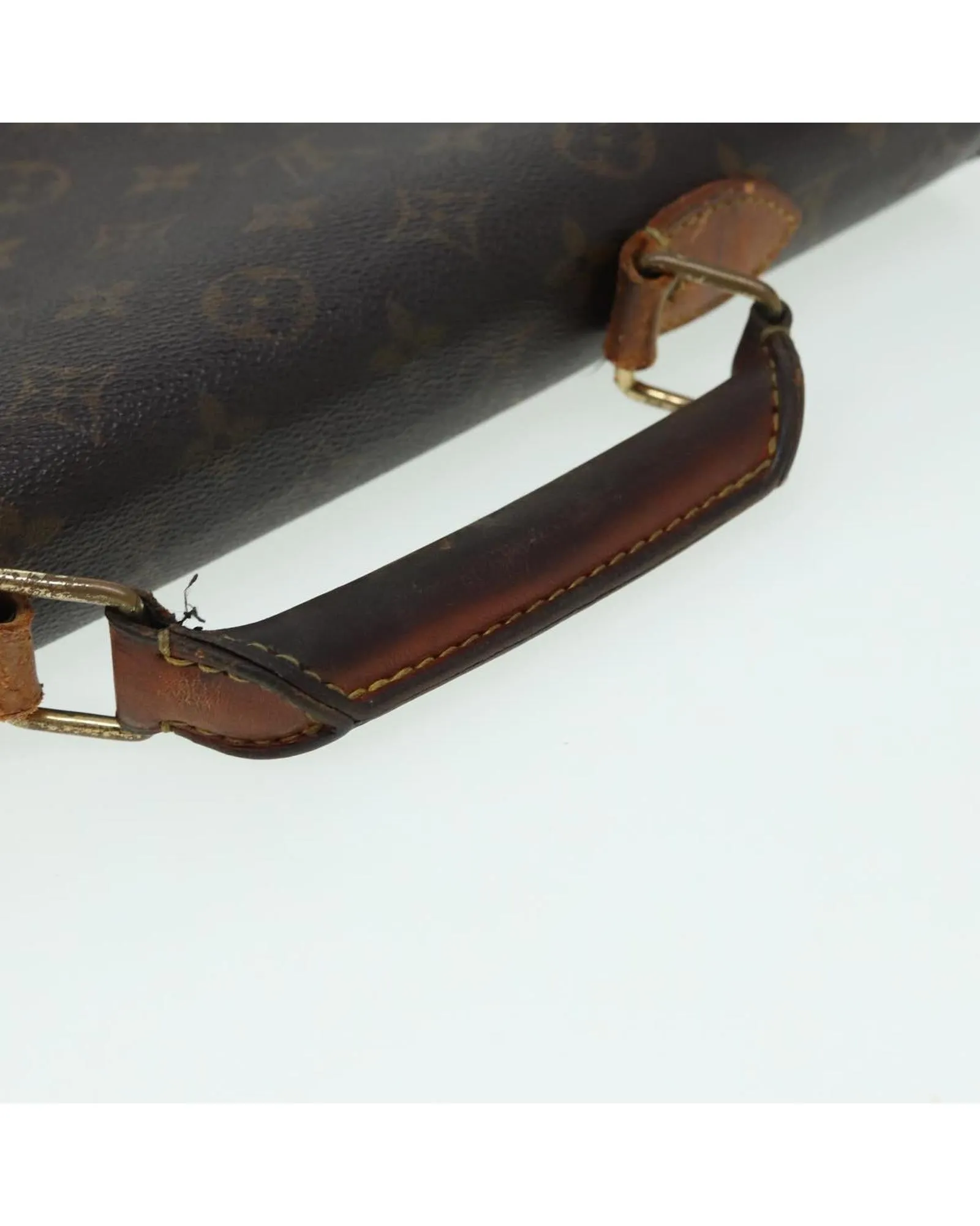 Monogram Canvas Briefcase with Classic Design