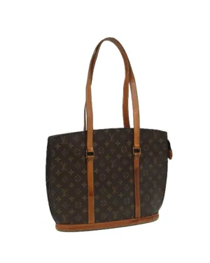Monogram Canvas Tote Bag with Classic Design