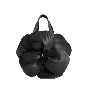 Monroe Black Flower Bag