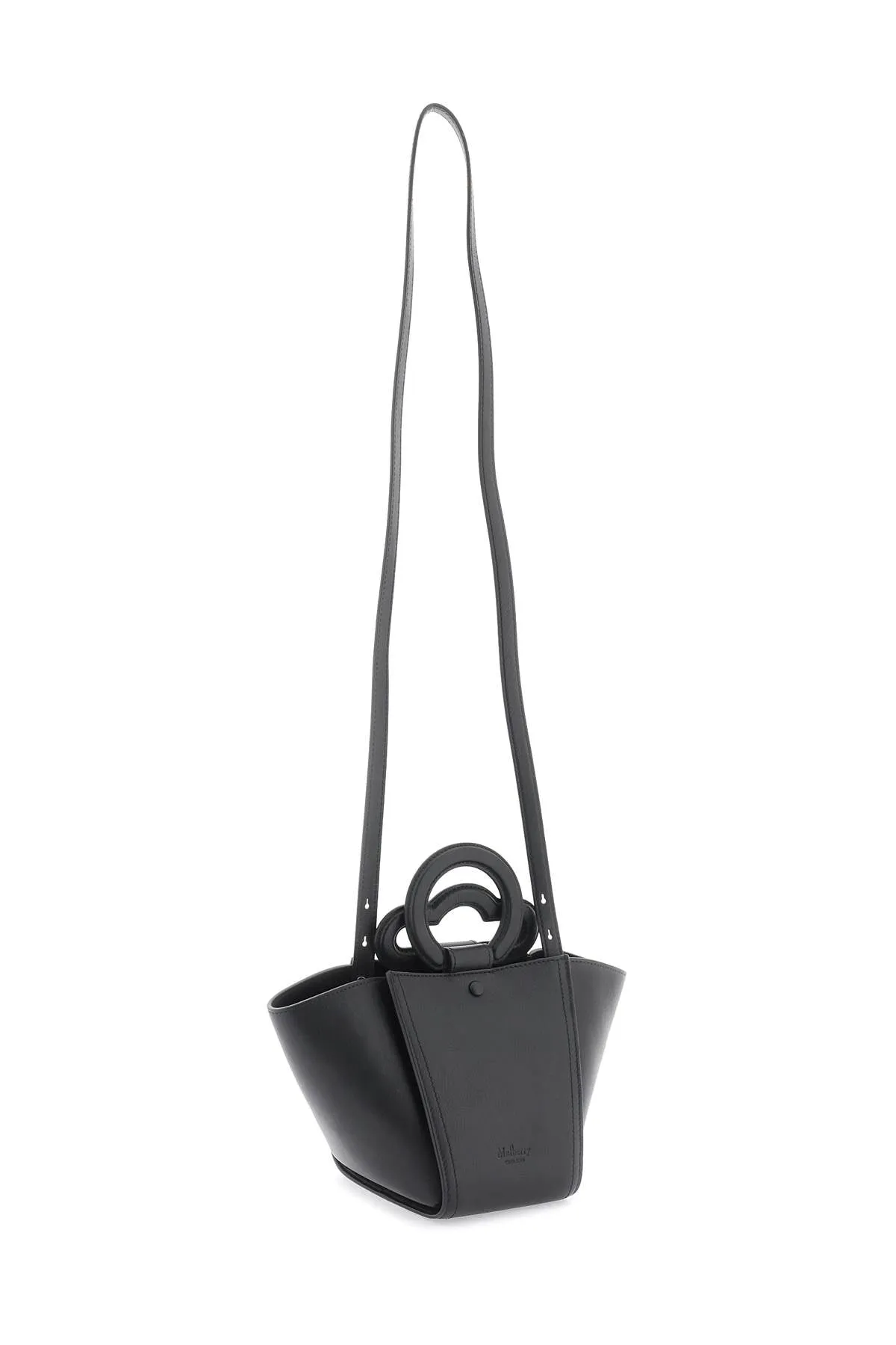 Mulberry 'mini rider's top handle' smooth leather bag