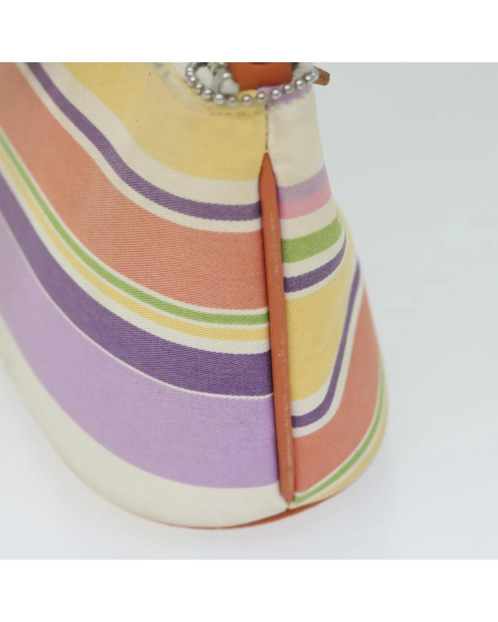 Multicolor Canvas Shoulder Bag with Curb Appeal