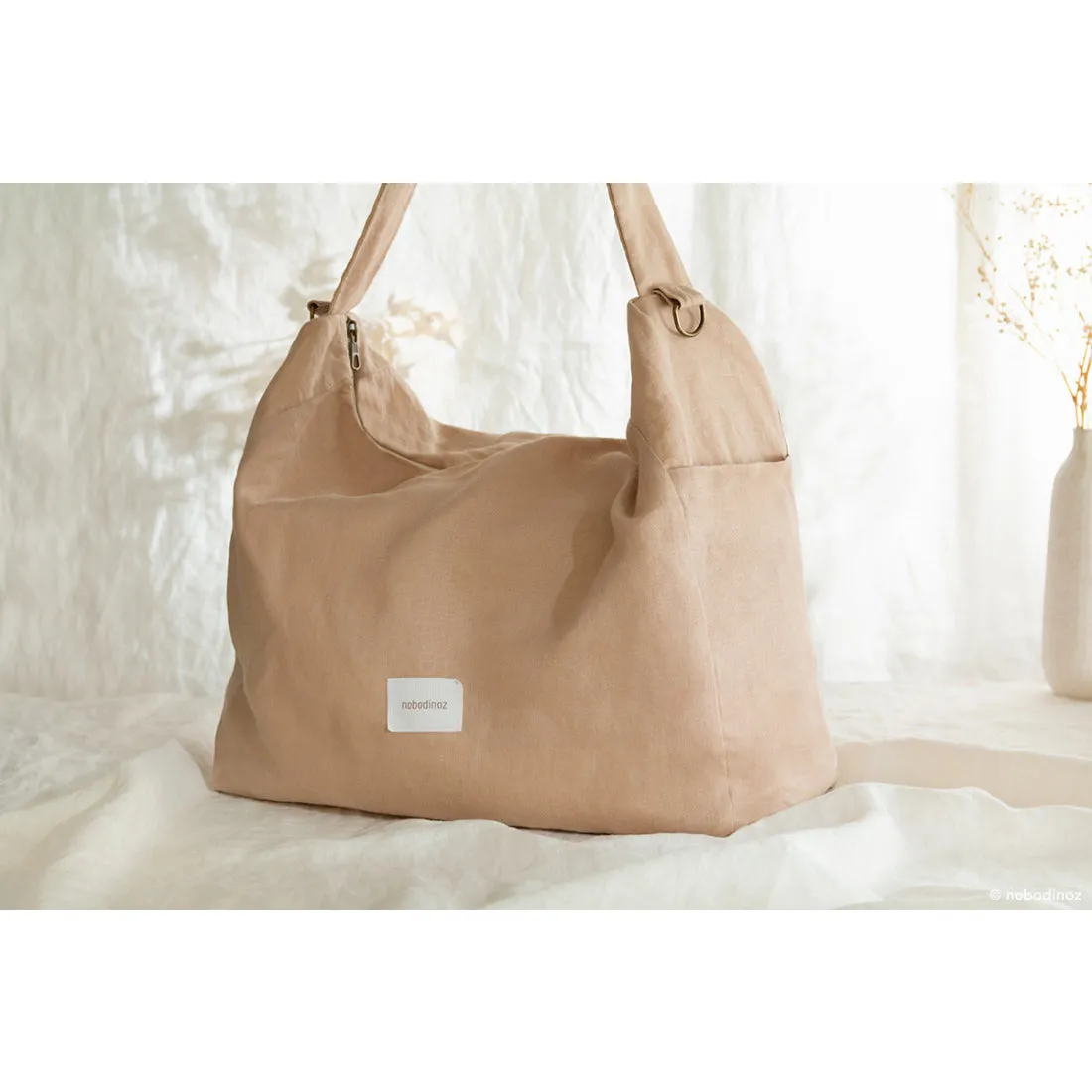 nobodinoz Lin Français Stroller Bag Sand