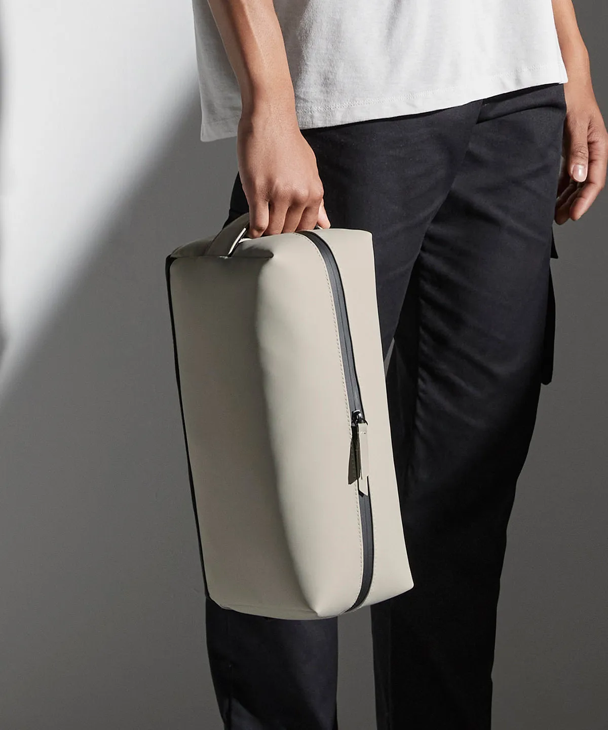 Nude Pink - Matte PU shoe/accessory bag