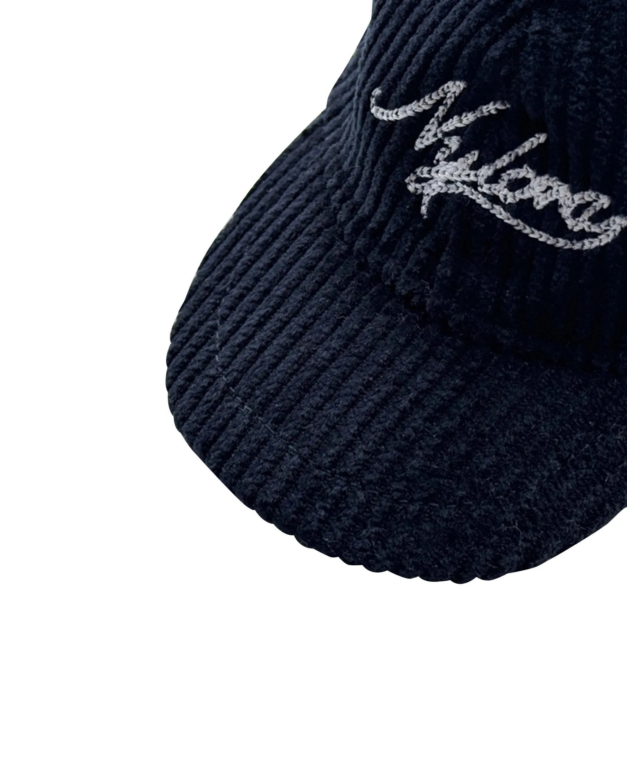 NYLORA CORDUROY CAP KEYRING NAVY
