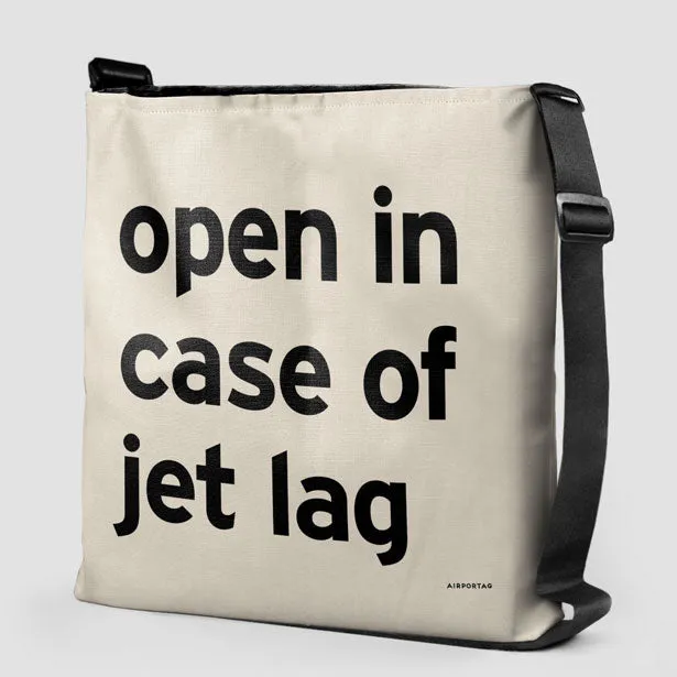 Open In Case Of Jet Lag - Tote Bag