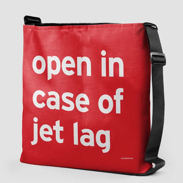 Open In Case Of Jet Lag - Tote Bag