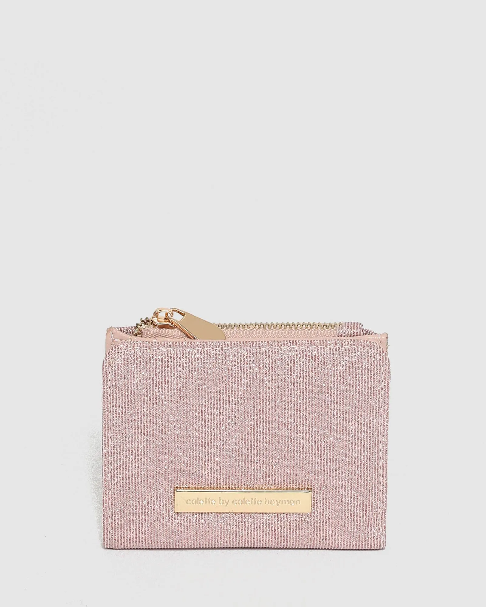 Pink Glitter Han Mini Wallet