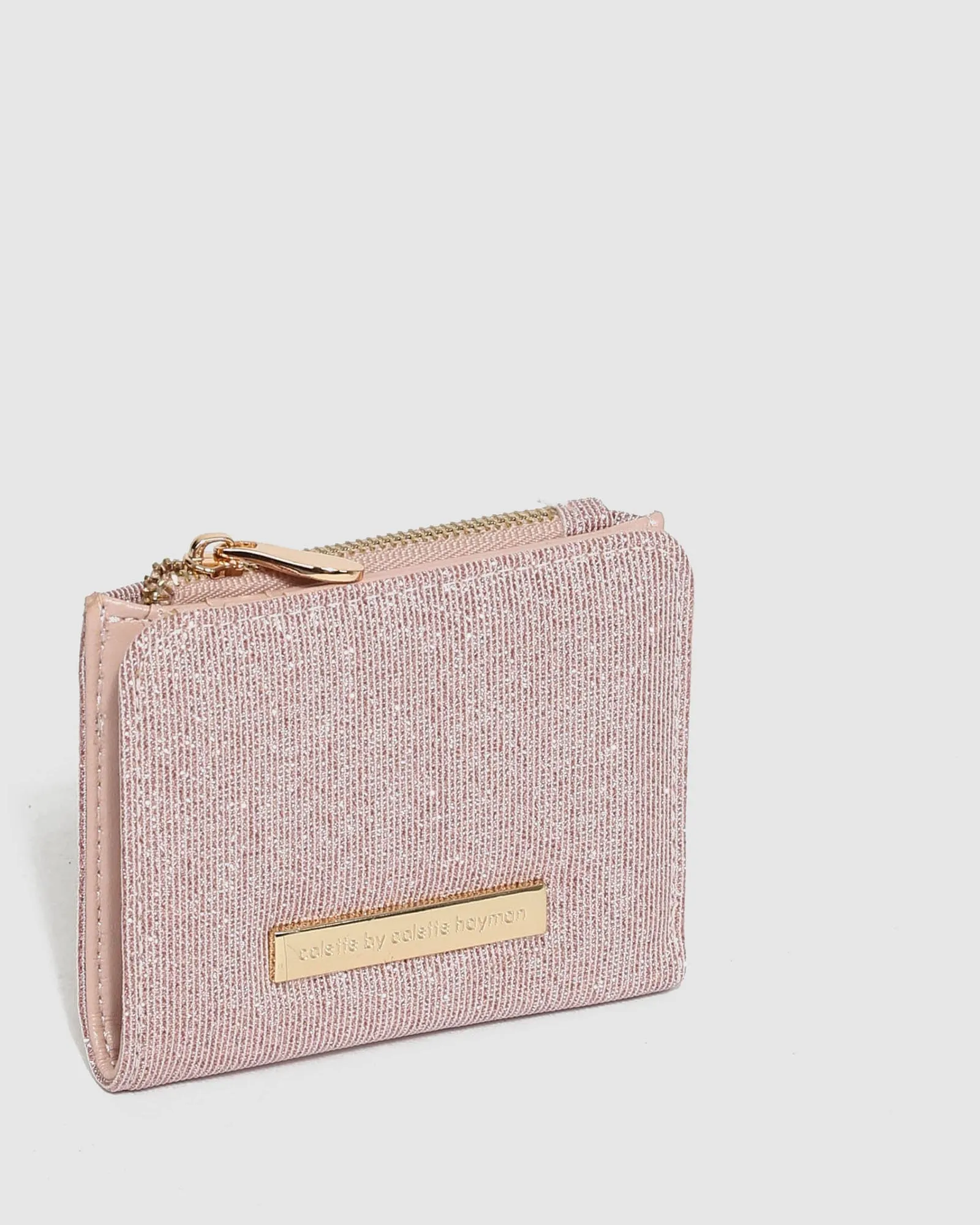 Pink Glitter Han Mini Wallet